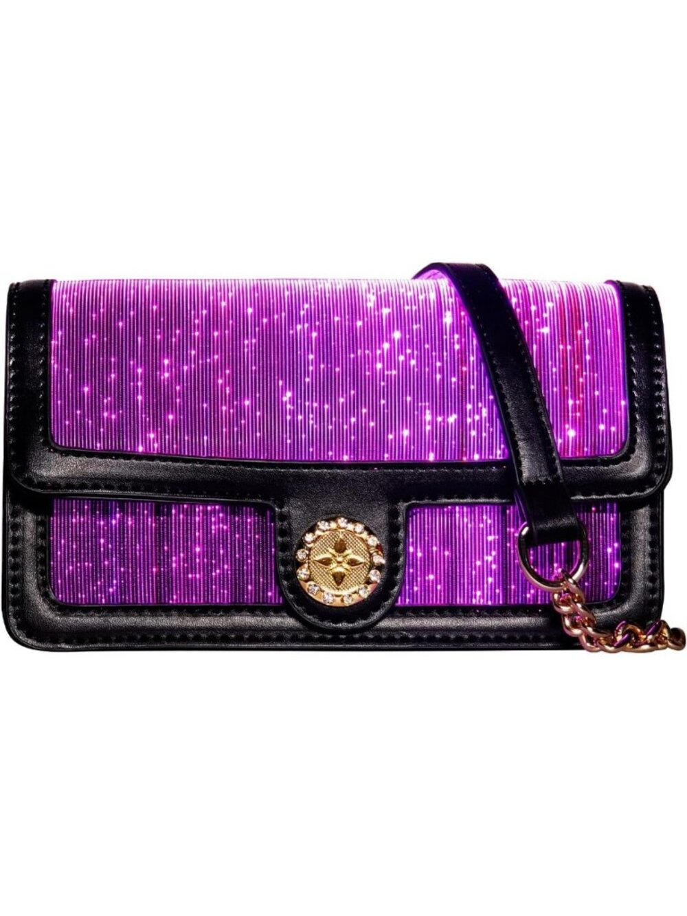 LED Light-Up Purse - 7 Color Festival Clutch, Luminous Crossbody & Shoulder Bag